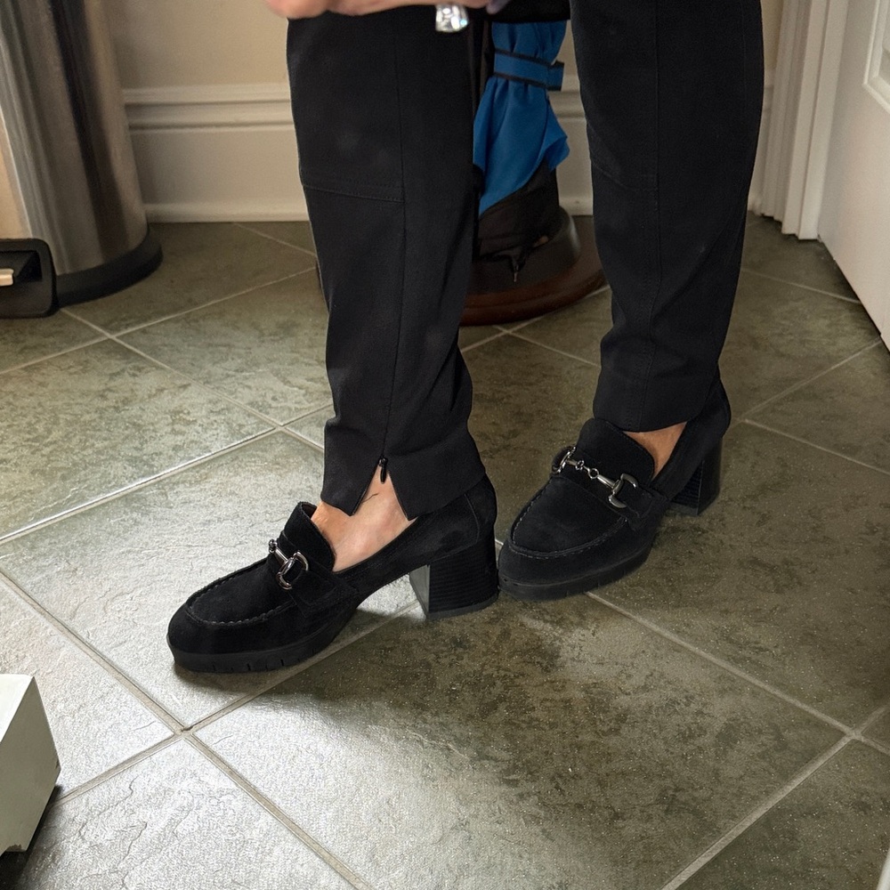 Rizzoli Black Loafers with Silver Accents